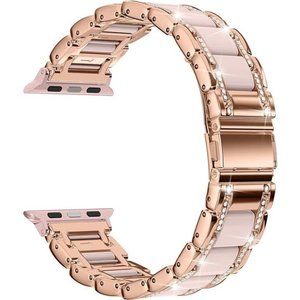 NEW Rose Gold/Pink Rhinestones Luxury Apple Watch Band